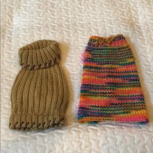 Hand Knit Dog Sweaters (2)